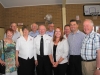 Merv\'s farewell - Mayor Sue McMillan and Nick Wakeling